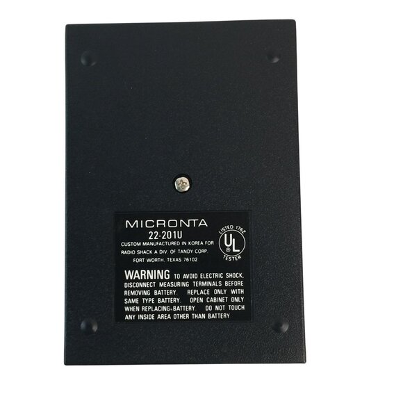 Vtg Radioshack Micronta 18-Range Multitester #22-201U Multi Meter with Manual - Picture 3 of 10